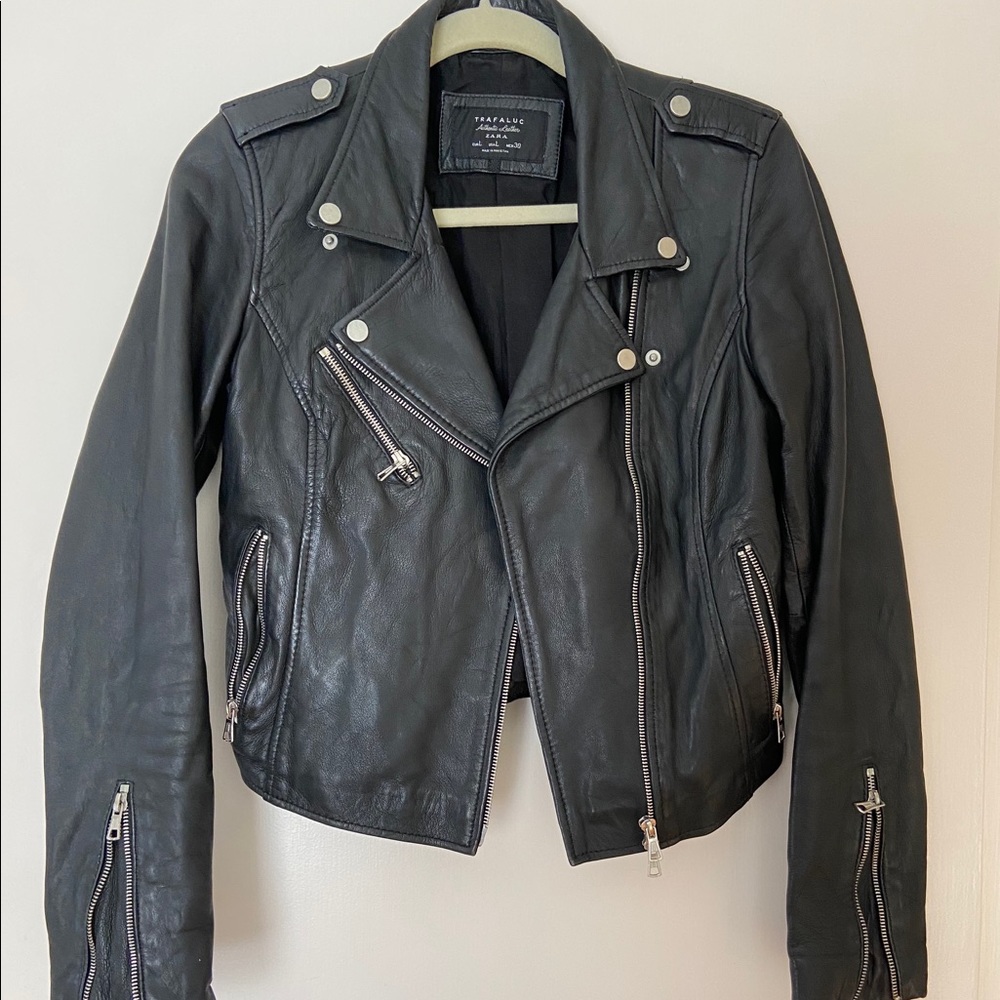 Zara Real Leather Jacket
